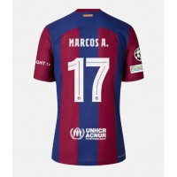 Fotbalové Dres Barcelona Marcos Alonso #17 Domácí 2023-24 Krátký Rukáv